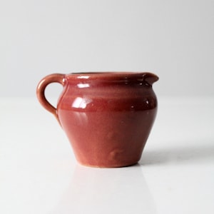 vintage studio pottery creamer pitcher