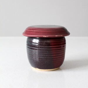 vintage studio pottery jar