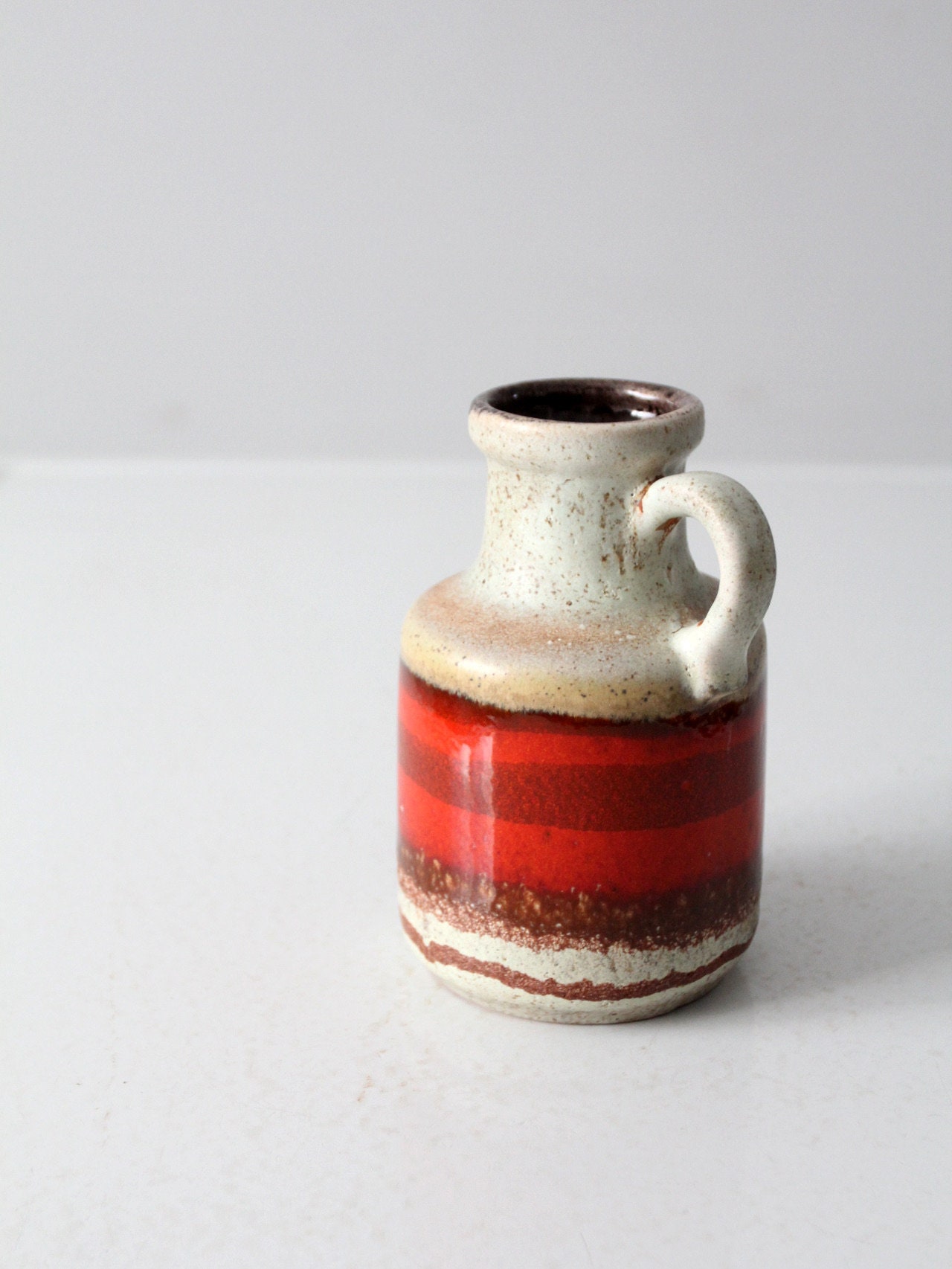 Mid-century Scheurich Fat Lava Vase - Etsy UK
