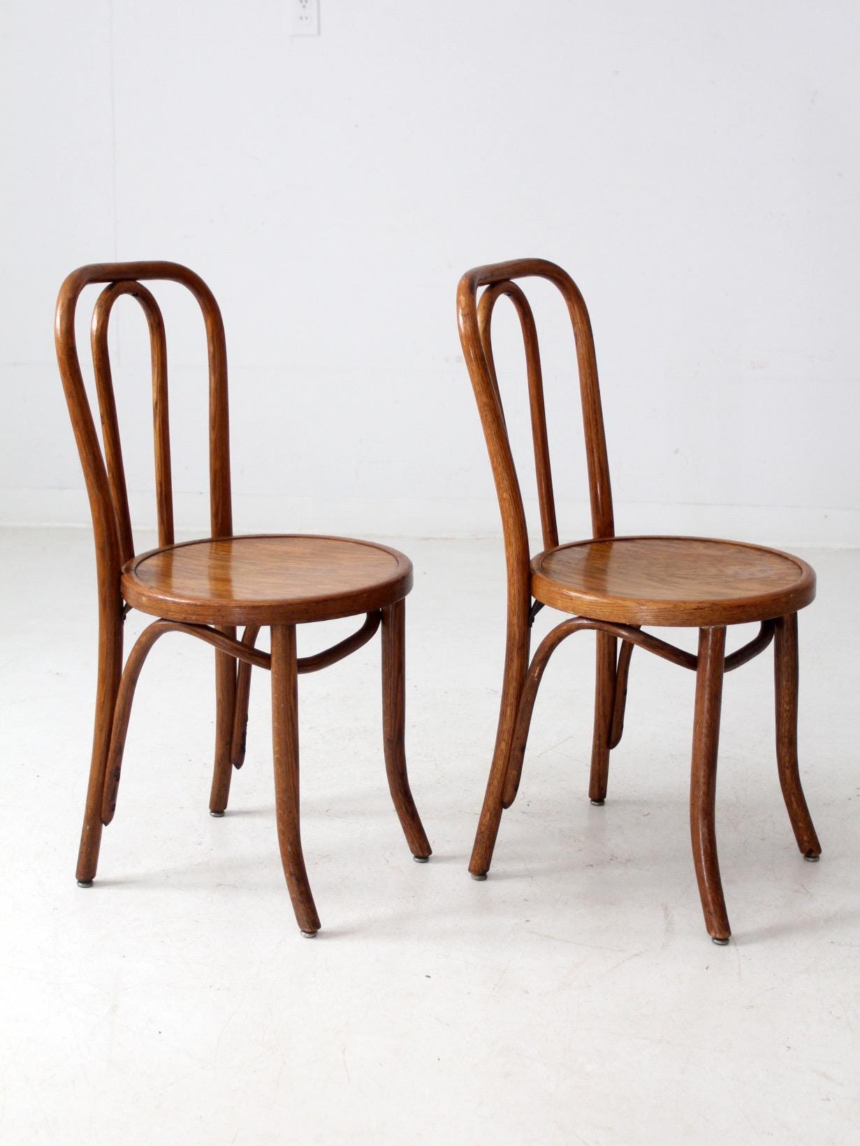 Vintage Bentwood Chair Pair - Etsy