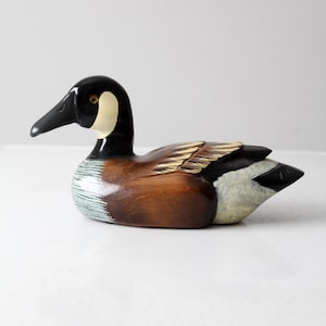 vintage hand-painted duck decoy