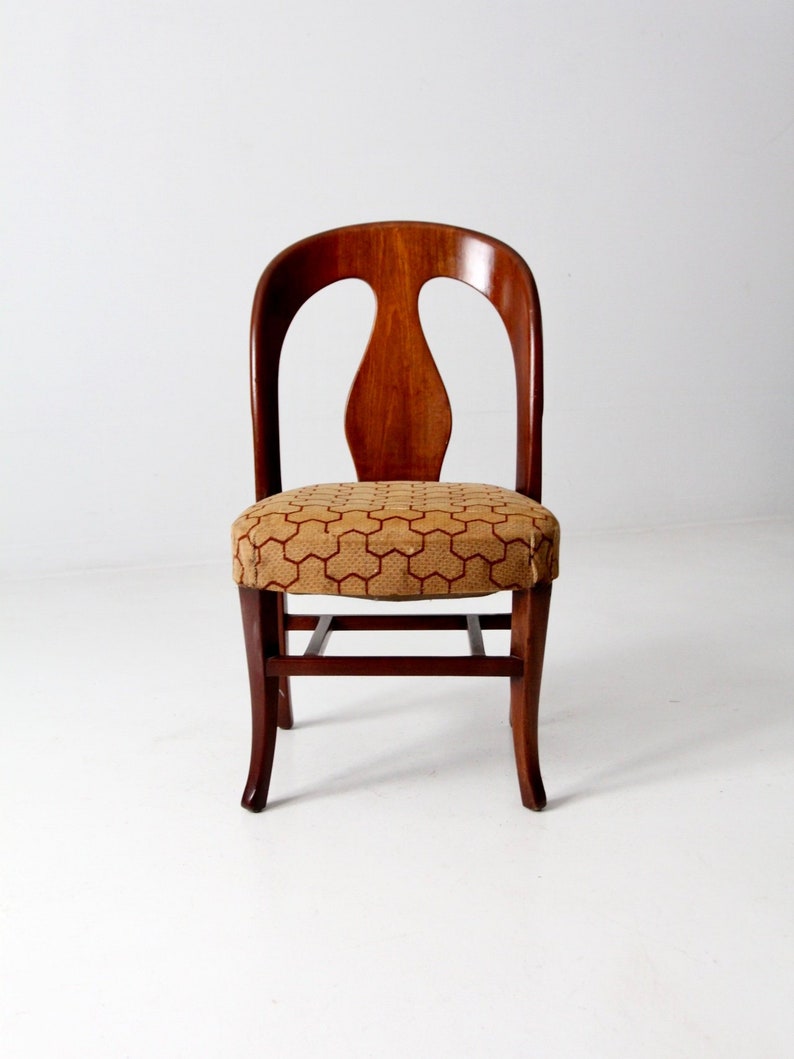 Antique Railroad Chair Art Deco Train Car Chair