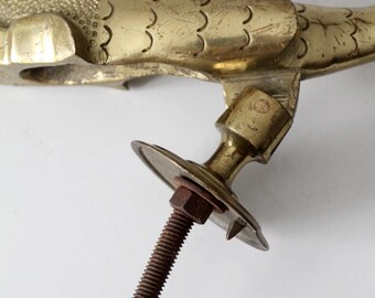 ヴィンテージのマルタ産真鍮製魚型ドアノッカー - Etsy 日本