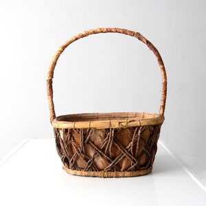 vintage bark basket