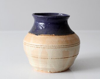 vintage handmade studio pottery vase
