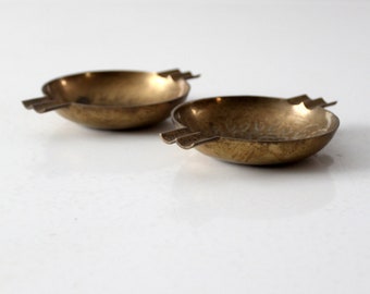 ヴィンテージ真鍮灰皿ペア - Etsy 日本