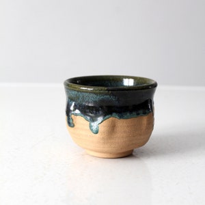 vintage studio pottery bowl vase