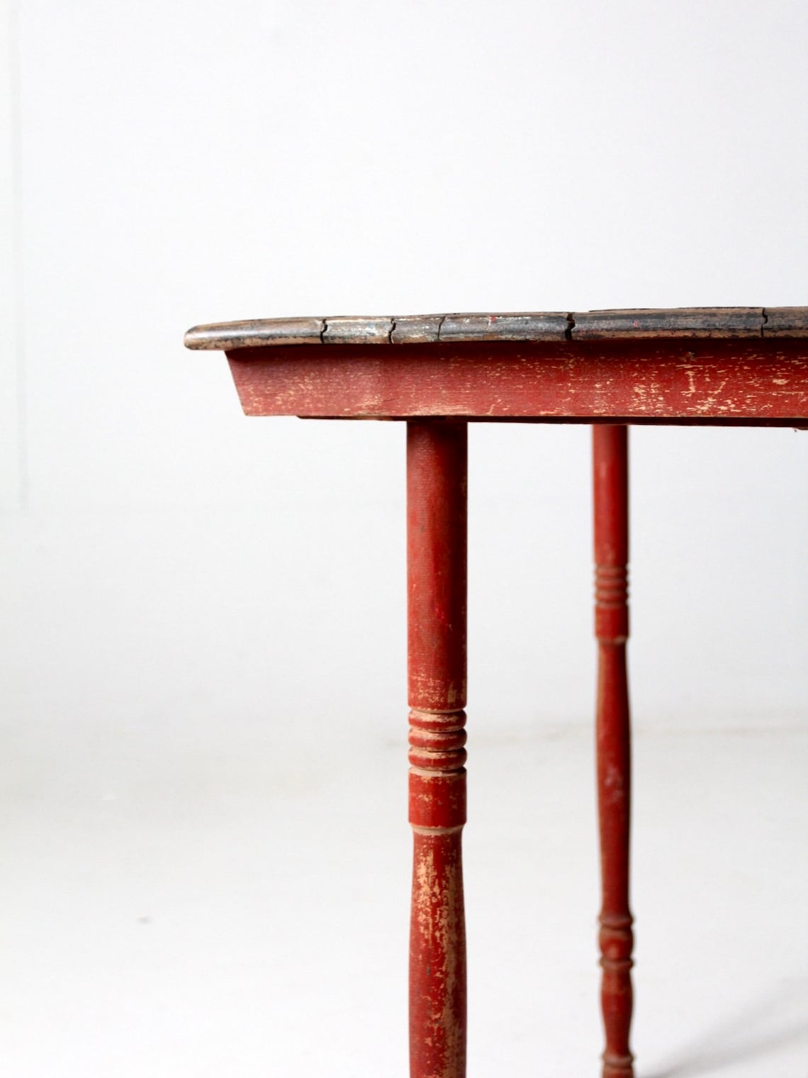 Antique Folding Table Rustic Wooden Collapsible Table Etsy