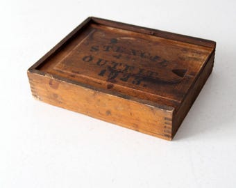 1920s Brass Stencil Set With Wood Box - Etsy Norway