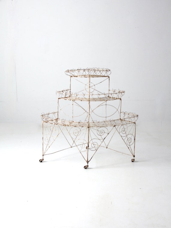 Victorian Wire Plant Stand - Etsy