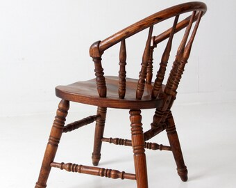 Vintage Richardson Brothers Company Oak Dining Chair - Etsy