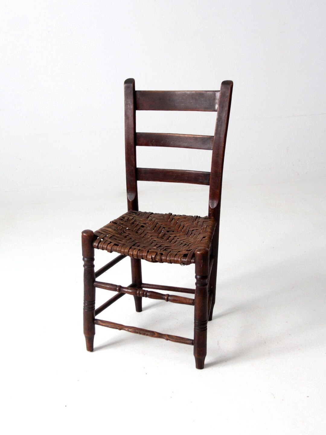 Splintbottomed Chair Antique Splint Woven Seat Chair - Etsy