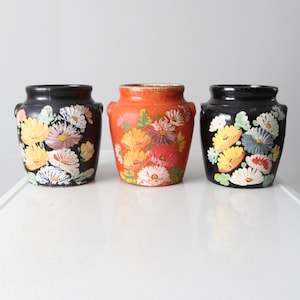 vintage Ransburg cookie jars set/3