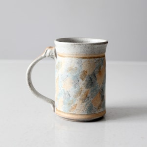 vintage studio pottery mug
