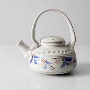 vintage studio pottery teapot