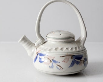 vintage handmade studio pottery teapot