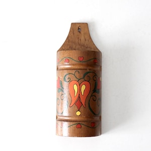 kieszeń ścienna w stylu vintage folk art