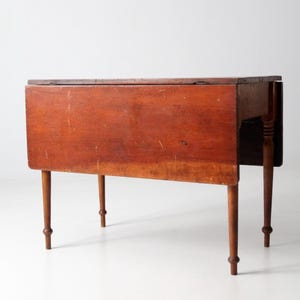antique drop leaf table