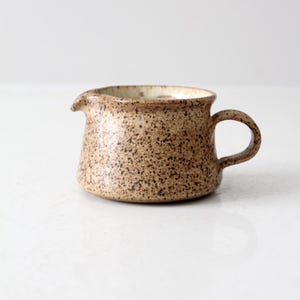 vintage studio pottery creamer