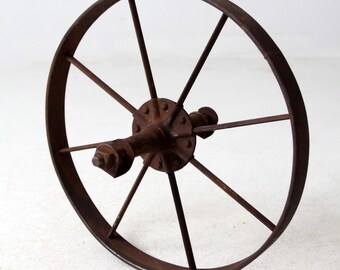 アンティークの鉄の車輪 - Etsy 日本