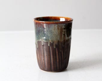 vintage studio pottery vase