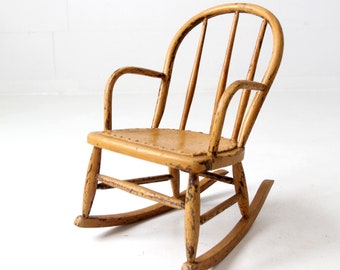 antique kid's rocking chair