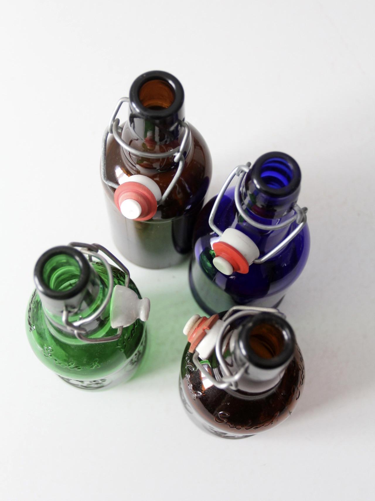 Vintage Swing-top Bottles Set of 4 - Etsy