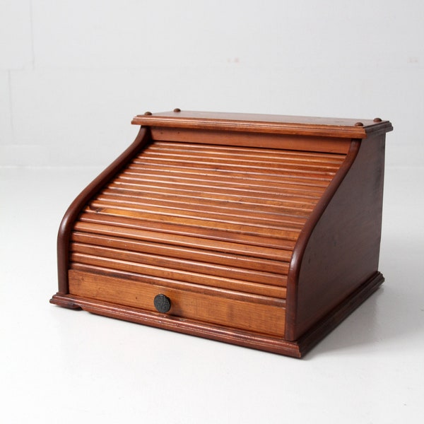 Roll Top Bread Box Etsy