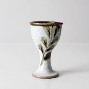 Copa de cerámica artesanal vintage