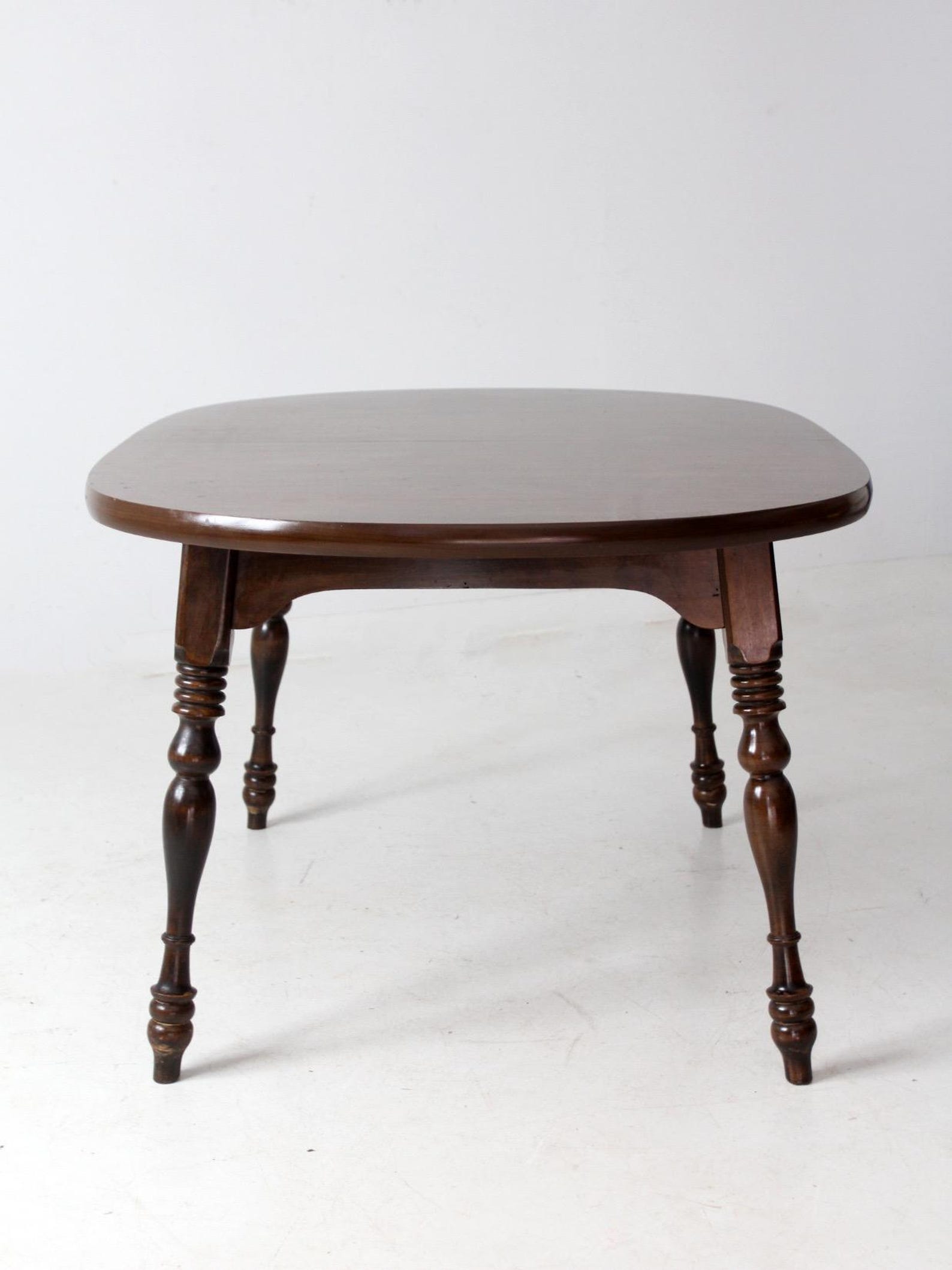 Mid-century Colonial Style Dining Table - Etsy