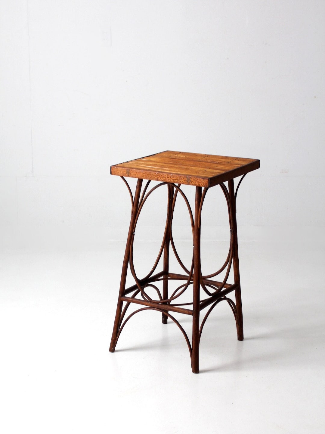 Antique Rustic Twig Side Table - Etsy