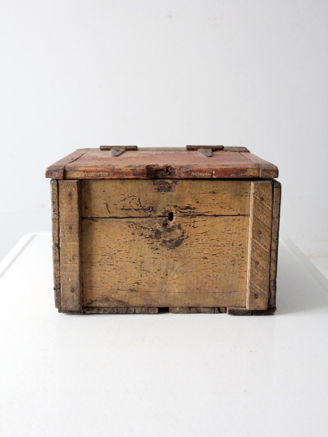 U.S.A ヴィンテージ 木箱 vintage wooden box Vintage Wooden Crate Box California Fruit Exchange Donner