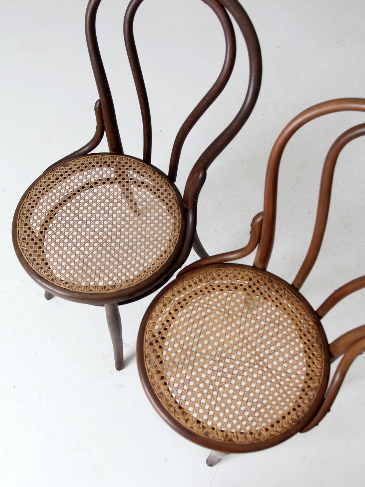 Antique Jacob & Josef Kohn Bentwood Chairs Pair - Etsy