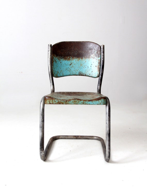 Vintage Metal Floating Patio Chair Etsy