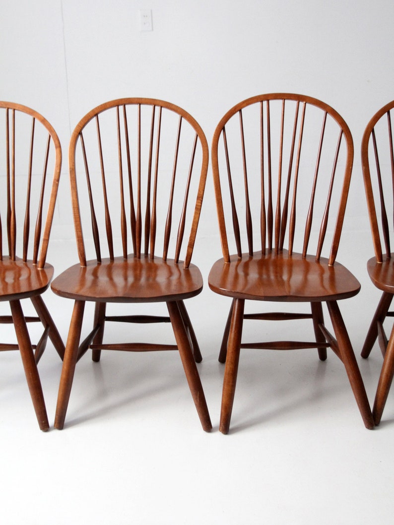 Vintage Farmhouse Dining Chairs Set of 6 Etsy