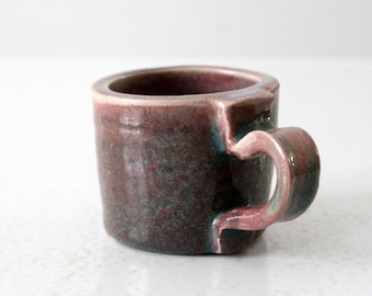 vintage handmade studio pottery mug