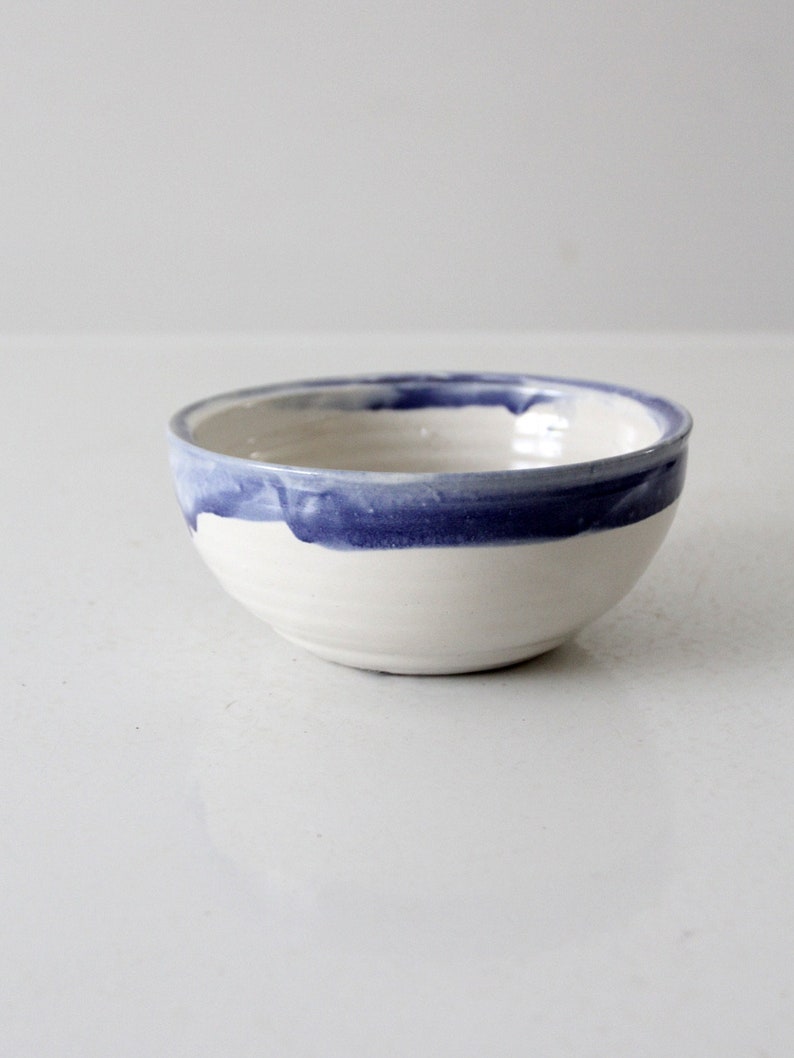 vintage studio pottery bowl image 1