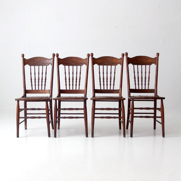 Antique Dining Chairs Etsy