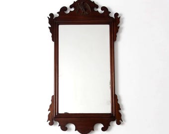 antik federal revival eagle-spegel