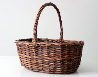 vintage wicker basket