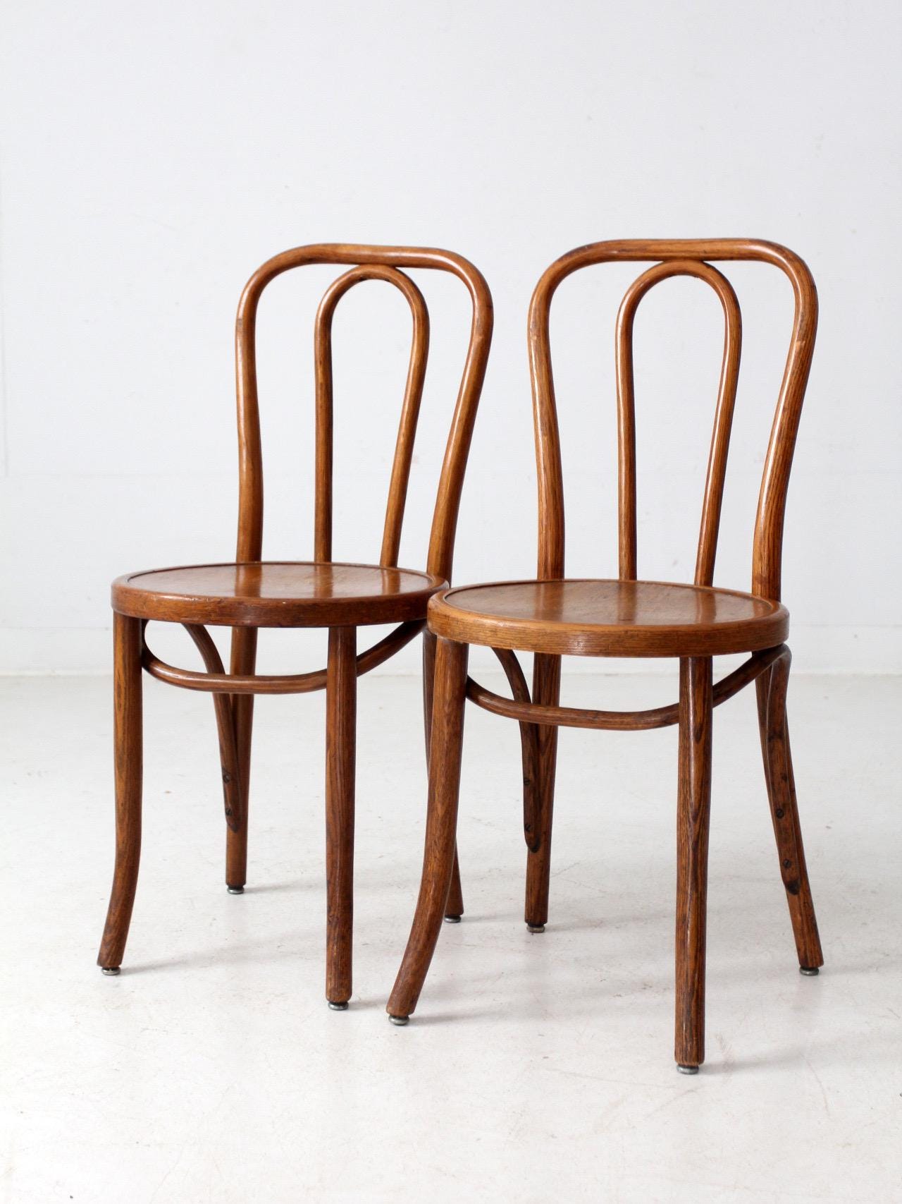 Vintage Bentwood Chair Pair - Etsy