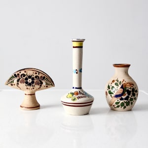 vintage tonala pottery collection - set/3