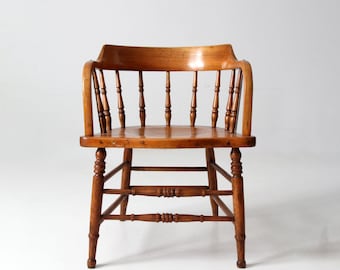 antique captain's chair