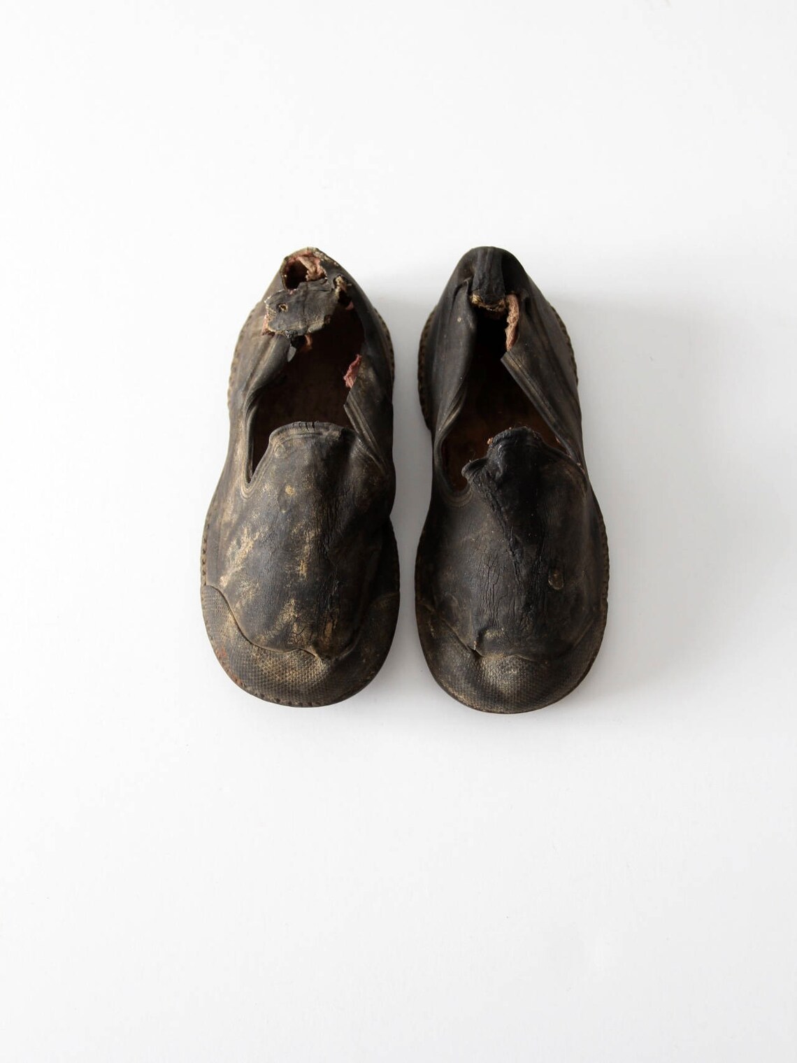 19th Century Rubber Children's Shoes American Rubber Co Etsy