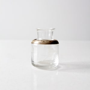 antique etched glass bottle