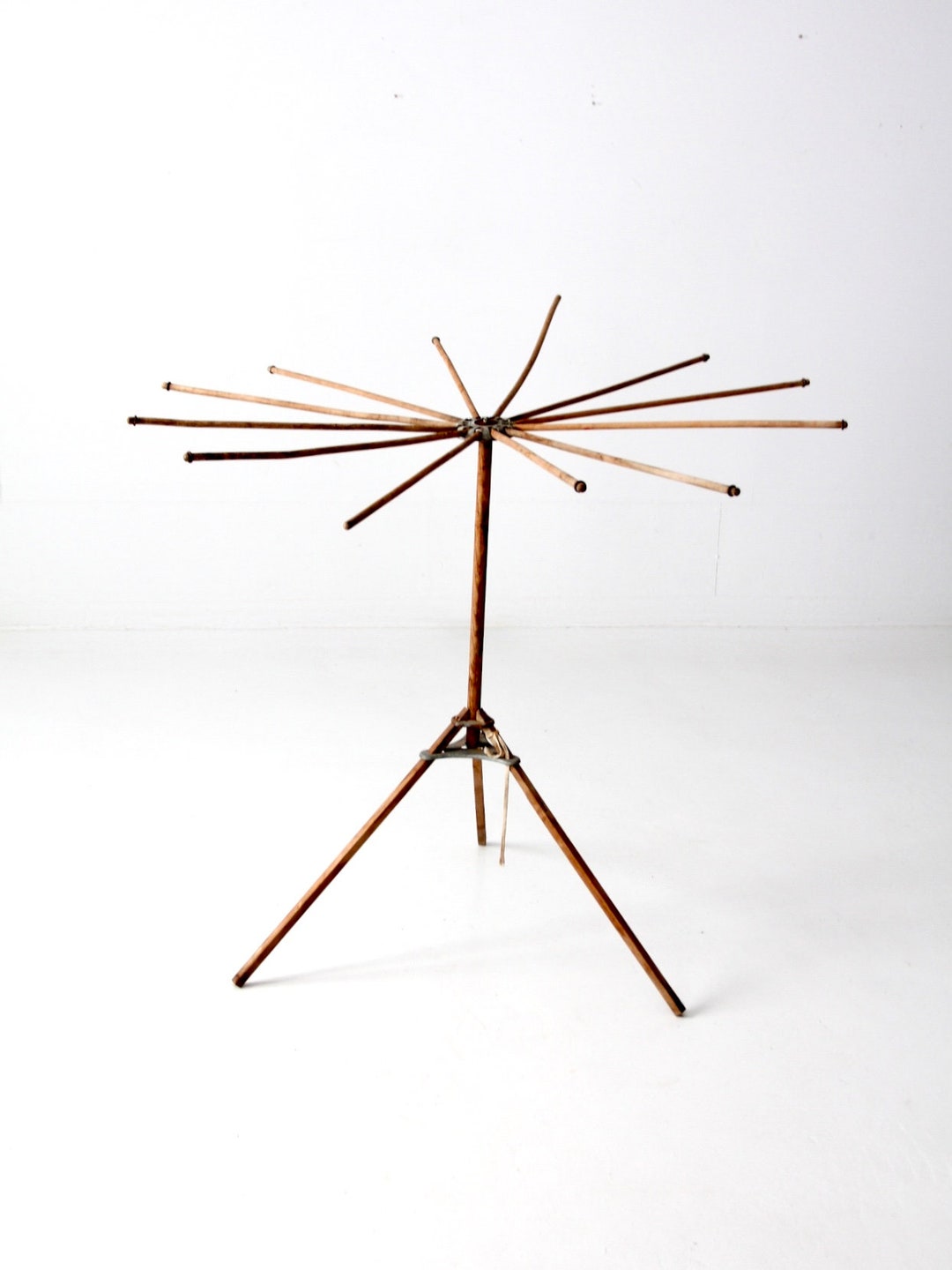 Antique Laundry Rack, Umbrella Style Wood Drying Rack - Etsy