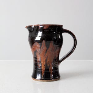 vintage studio pottery pitcher