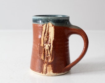 vintage handmade studio pottery mug