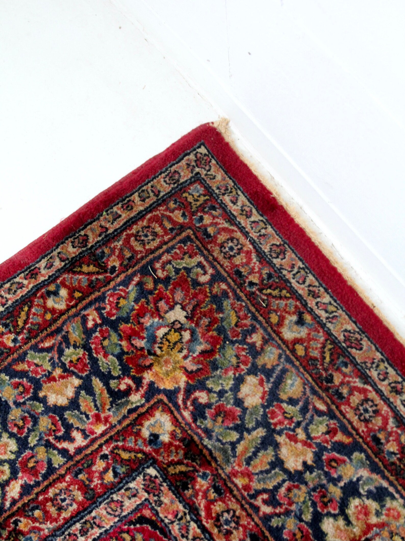 Vintage Karastan Wool Rug Sarouk Style 9 X 12 Etsy