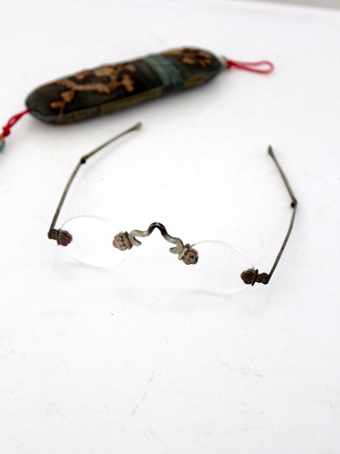 Antique Chinese Spectacles in Case Etsy Canada